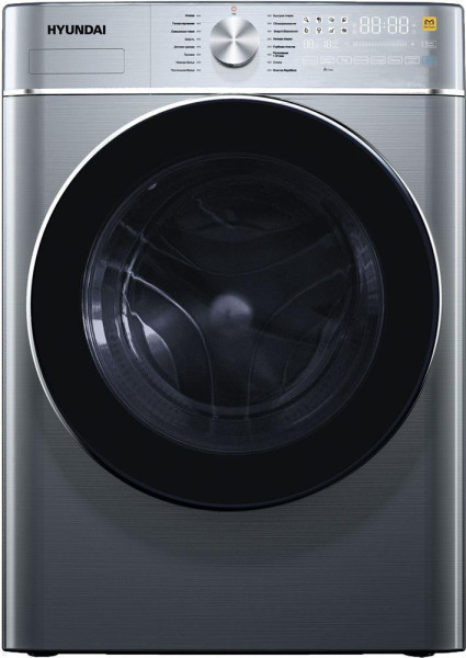 HYUNDAI WME9413 кл.:A++ фронт. макс.:10кг темно-серебристый