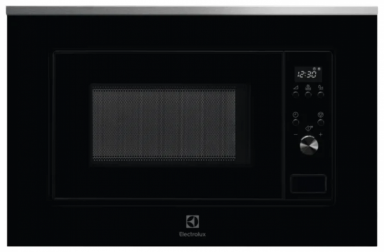 Встраиваемая микроволновая печь Electrolux LMS2203EMX черный, 20 л, 700 Вт, переключатели - кнопки, поворотный механизм