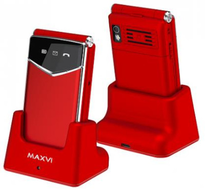 MAXVI E11ds Red-Silver