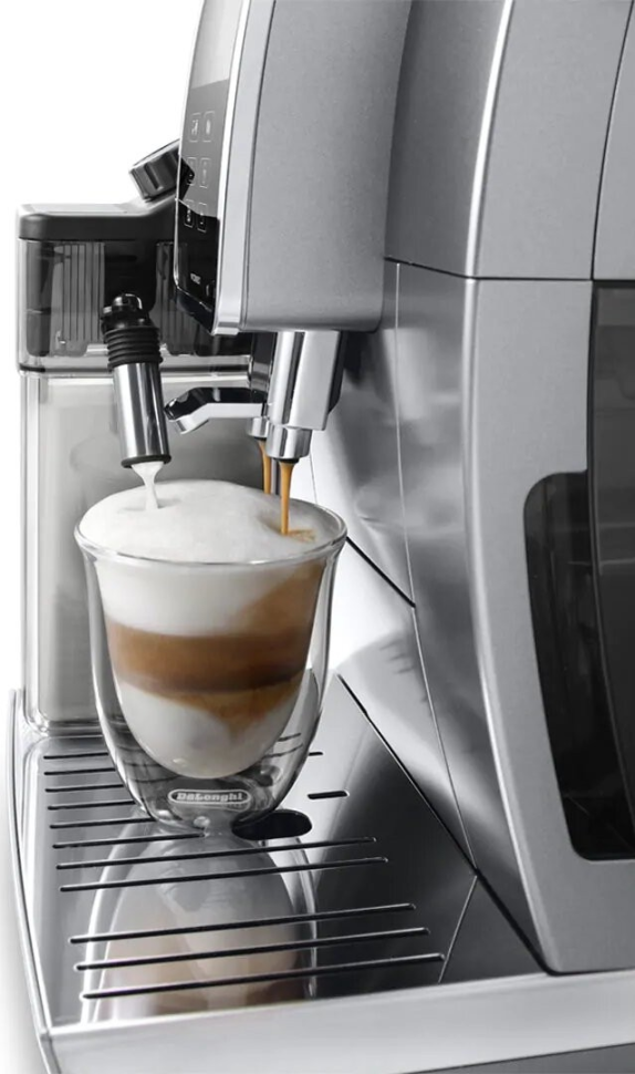 Кофемашина De'Longhi Dinamica ECAM 370.95 S, серебристый