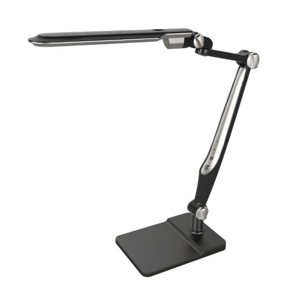 CAMELION KD-831 C02 черный (LED Свет-к наст.10 Вт,230В, осн+струбц.,600 лм,сенс.рег.ярк и цвет.тем)