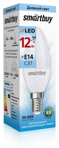 SMARTBUY (SBL-C37-12-40K-E14) C37-12W00