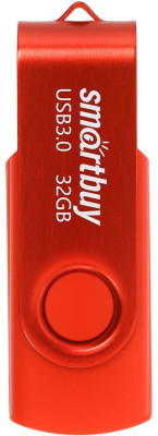 SMARTBUY (SB032GB3TWR) UFD 3.0/3.1 032GB Twist Red красный
