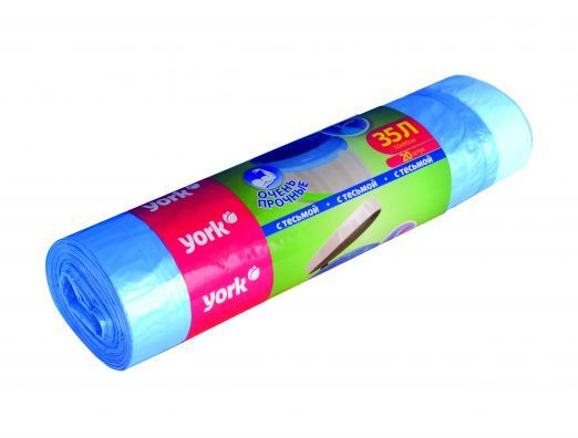 YORK Мешки для мусора с тесьмой YORK 35л (20шт.) 902190