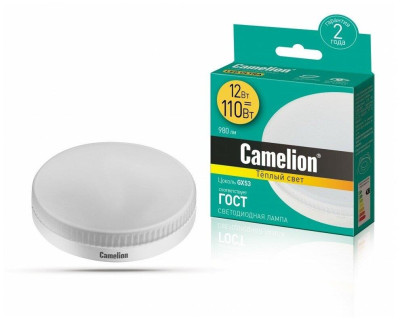 CAMELION (12786) LED12-GX53/830/GX53/12Вт