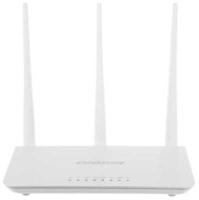 DIGMA Роутер беспроводной DWR-N302 N300 10/100BASE-TX белый (упак.:1шт)