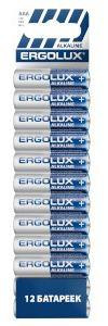 ERGOLUX (15198) Alkaline BP12 LR03 (ПРОМО, LR03 BP12, мизинчиковая батарейка ААА 1.5В)