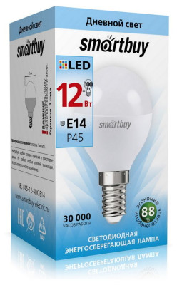 SMARTBUY (SBL-P45-12-40K-E14) P45-12W00/E14