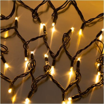 FUNRAY уличная рисовая, SE-RICE-10100WW,10M,100LED,тепл.бел,IP60,черн.шн.1,5м,СОЕД,