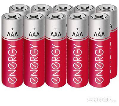 ENERGY Батарейка солевая Energy R03/10S (AAА) 104971