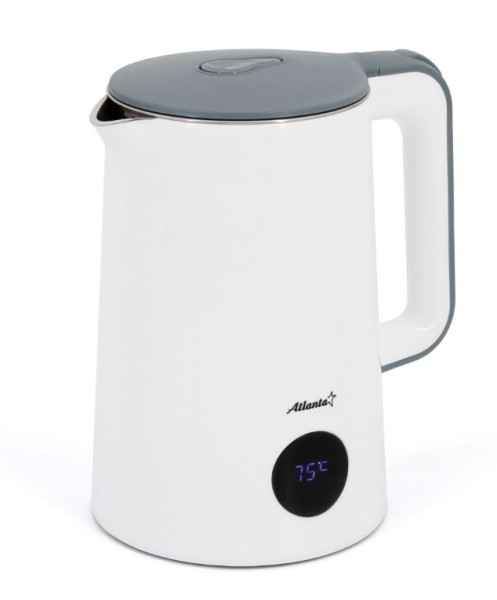 ATLANTA ATH-2447 (WHITE) Чайник двухстенный электрический
