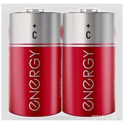 ENERGY Батарейка солевая Energy R14/2S (С) 104973