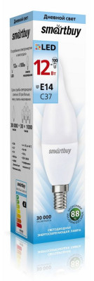 SMARTBUY (SBL-C37Can-12-40K-E14) свеча на ветру C37-12W00/E14