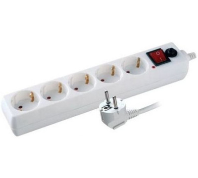 VOLSTEN SP 5x3 (Сетевой фильтр, 5 гн. 3 м., 10А, 2200 Вт.)
