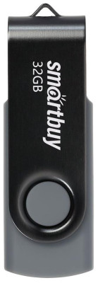 SMARTBUY (SB032GB2TWK) UFD 2.0 032GB Twist Black черный