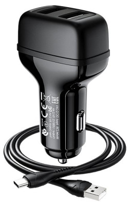 HOCO (6931474727718) Z36 Leader dual port черный