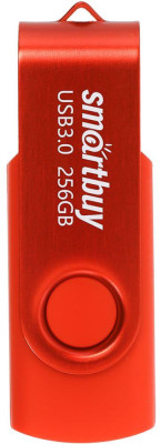 SMARTBUY (SB256GB3TWR) UFD 3.0/3.1 256GB Twist Red красный
