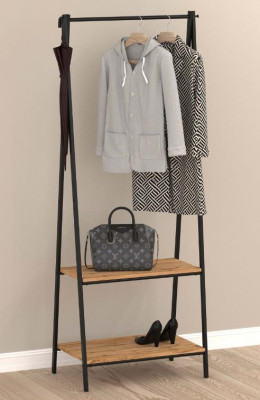 ЗМИ Вешалка гардеробная Алабама 22 (ALABAMA 22 clothes rack) черный ВГА22 Ч