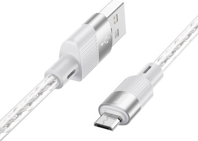 HOCO (6942007602259) X99m 2.4A USB-microUSB 1 m серый