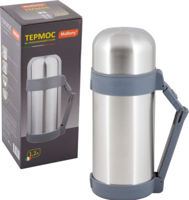 MALLONY Термос нерж. сталь SF-1200, 1,2л (073003)