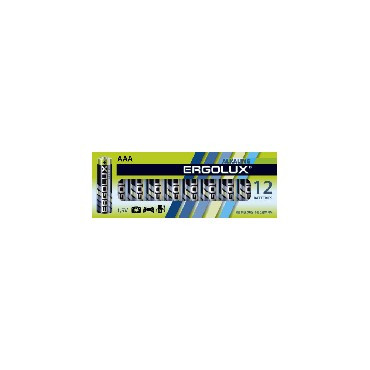 ERGOLUX (11745) LR03 Alkaline BP-12 (LR03 BP-12, батарейка,1.5В)