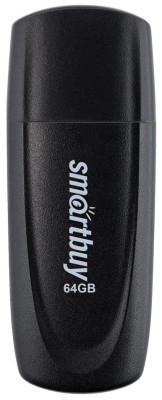 SMARTBUY (SB064GB2SCK) UFD 2.0 064GB Scout Black черный