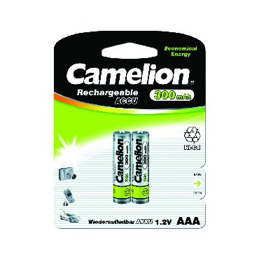 CAMELION (3144) NC-AAA300BP2 AAA- 300MAH NI-CD BL-2