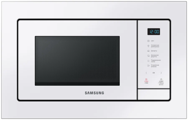 Встраиваемая микроволновая печь SAMSUNG MS23A7118AW/BW WHITE 
