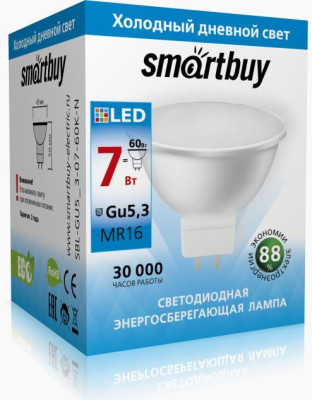 SMARTBUY (SBL-GU5.3-07-60K-N) LED-GU5.3LED-07W/6000