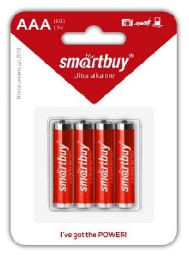 SMARTBUY (SBBA-3A04B) LR03-4BL