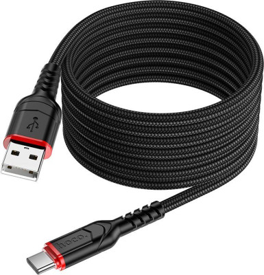 HOCO (6931474794116) X59a 2мUSB 3.0A Type-C черный - 2,0m