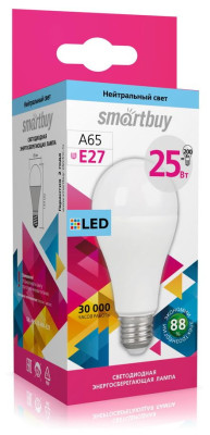 SMARTBUY (SBL-A65-25-40K-E27) A65-25W00/E27