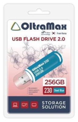 OLTRAMAX 256GB 230 Steel Blue 2.0 [OM-256GB-230-Steel Blue]