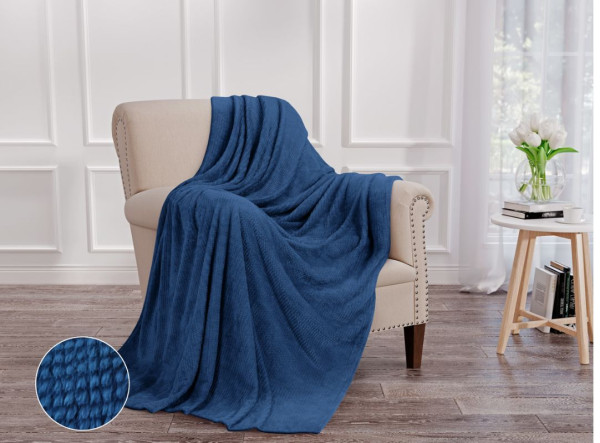 ОРИОН НФ-00003259 Wellsoft luxe/Шахматка, королевский синий/1,5 сп