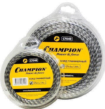 CHAMPION C7046 Tri-twist 2.7мм*15м (витой треугольник)