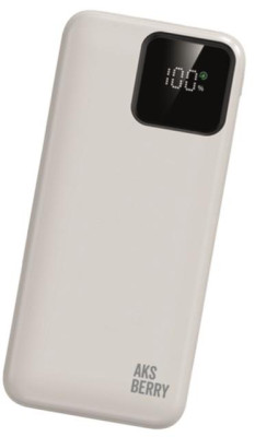 AKSBERRY (6900286030019) E200 Boosti быстрая зарядка PD22.5W/QC22.5W с дисплеем 20000 mAh, белый