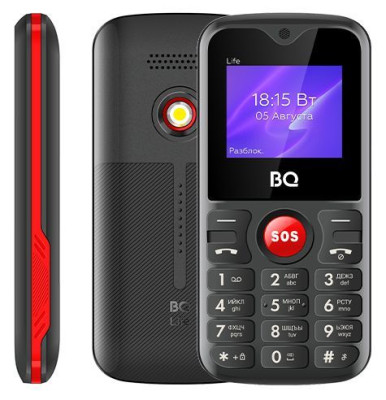 BQ 1853 LIFE BLACK+RED
