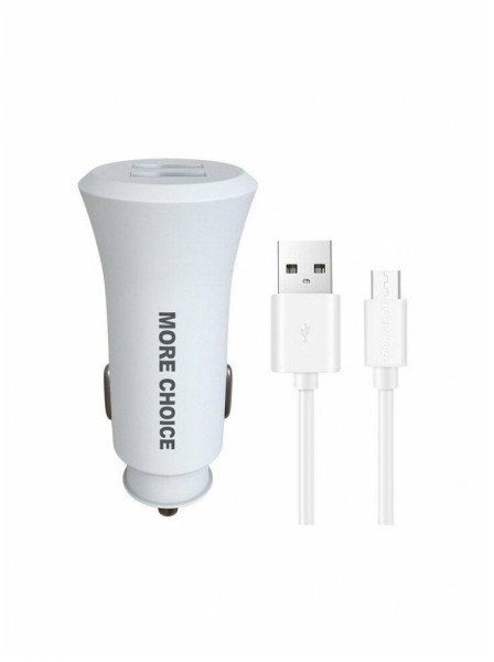 MORE CHOICE AC23m АЗУ 2USB 2.4A для micro USB Black