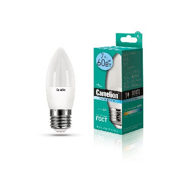 CAMELION LED7-C35/845/E27 (Эл.лампа светодиодная 7Вт 220В)